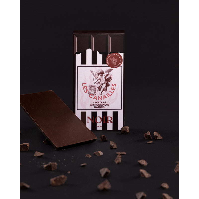 Tablette de Chocolat Aphrodisiaque Noir 100g