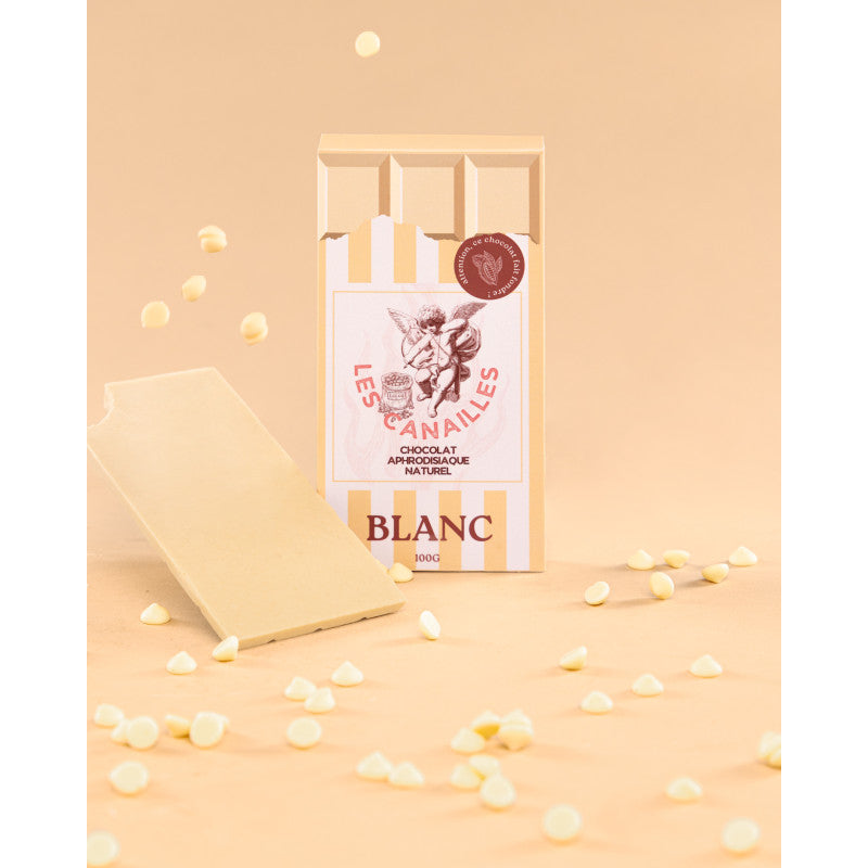 Tablette de Chocolat Aphrodisiaque blanc 100 g