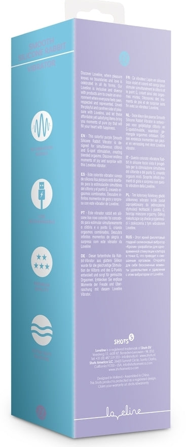 Vibromasseur Rabbit LAVENDER 11 x 3.7cm