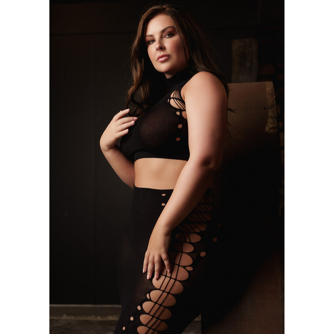 Ensemble 2 Pièces Grande Taille Kala Noir (XXL au 5XL)