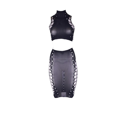 Ensemble 2 Pièces Grande Taille Kala Noir (XXL au 5XL)
