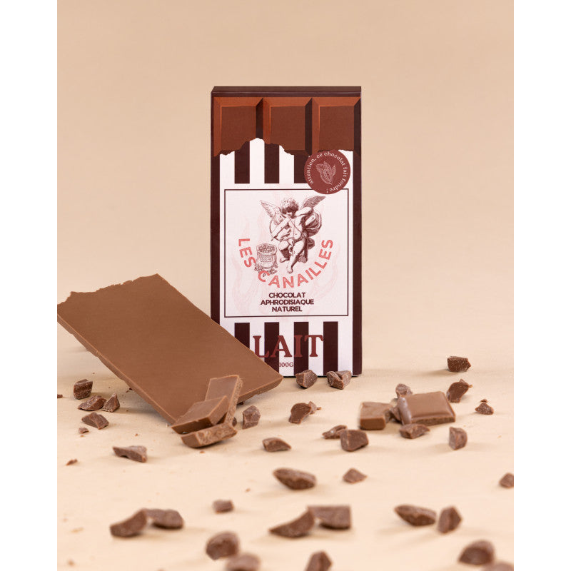 Tablette de Chocolat Aphrodisiaque Lait 100g
