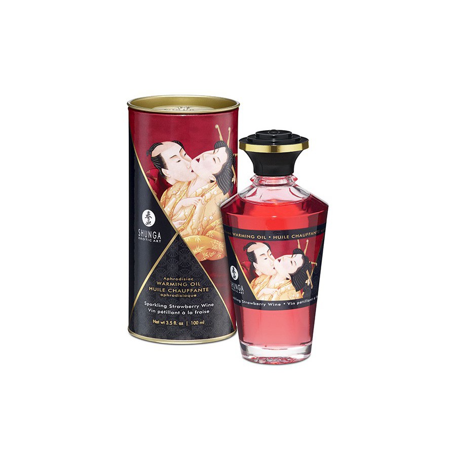 Huile de massage chauffante SHUNGA